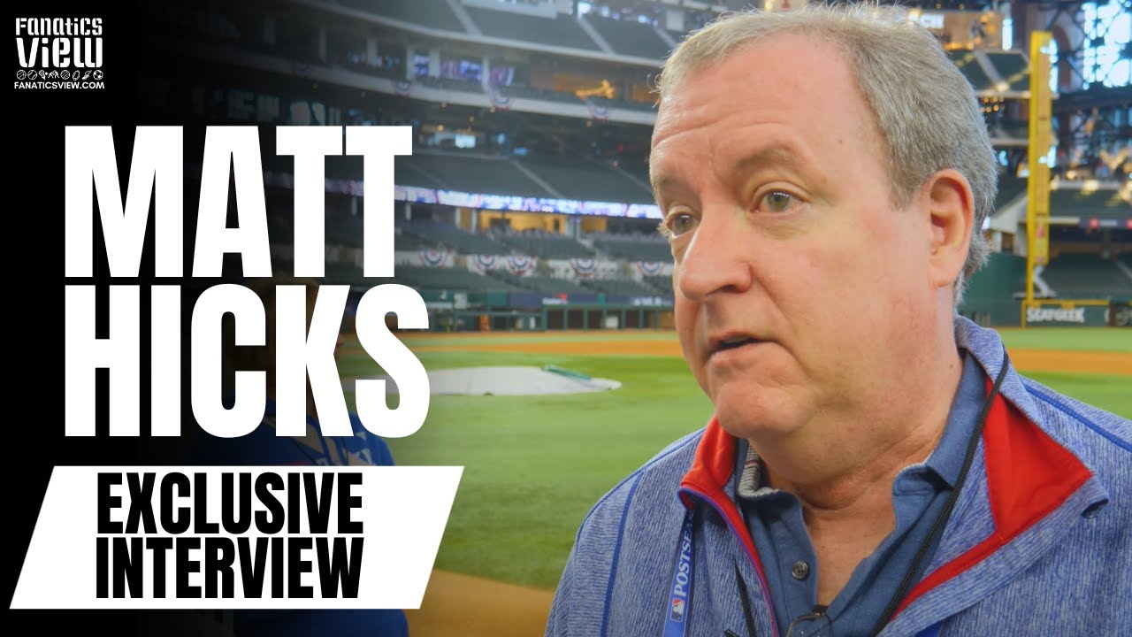 Matt Hicks talks Texas Rangers Winning World Series, Adolis Garcia 