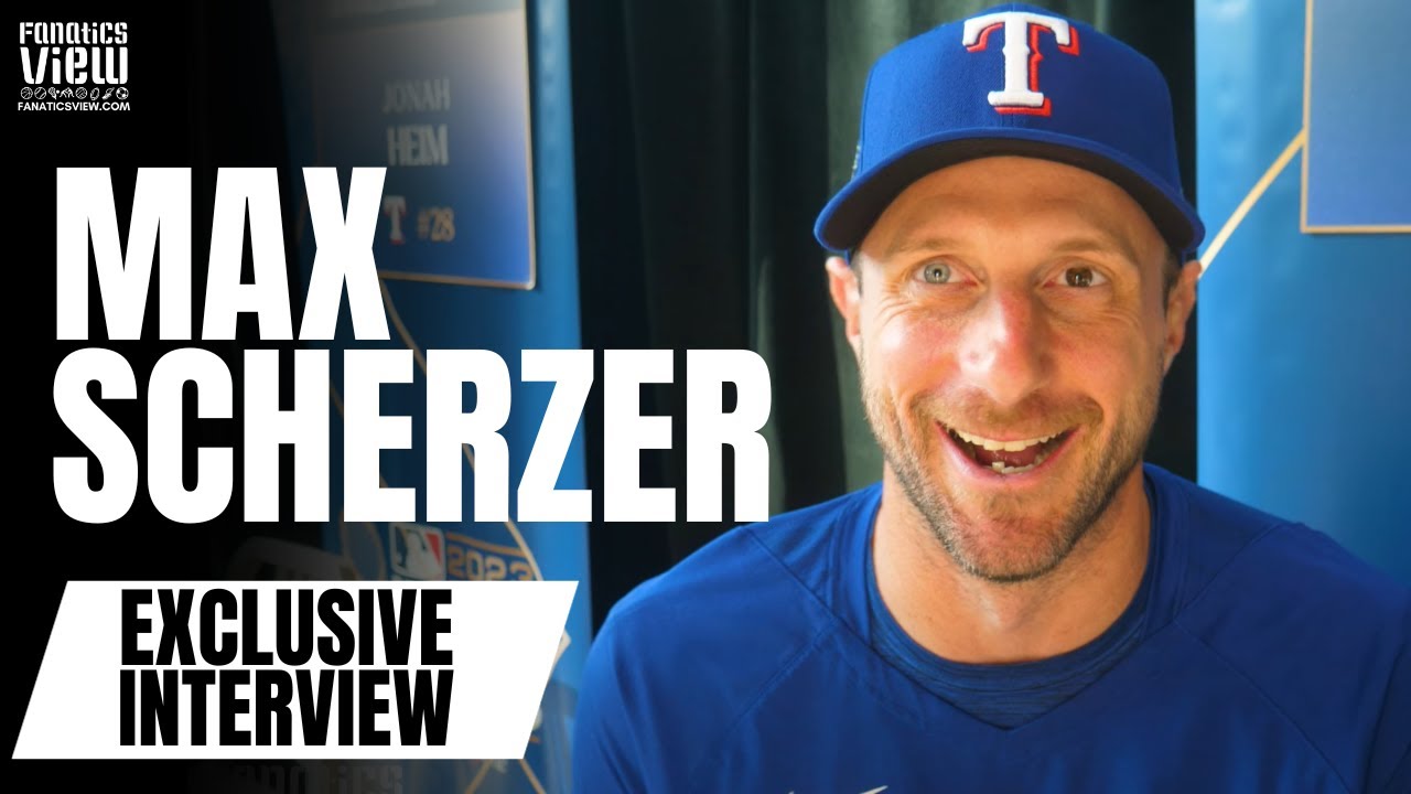 Max Scherzer talks Adolis Garcia Greatness, Hidden Personality & Texas World Series (EXCLUSIVE)