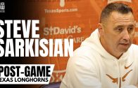 Steve Sarkisian Reacts to Texas Longhorns Win vs. TCU, Quinn Ewers, TCU Respect & Moving to 9-1
