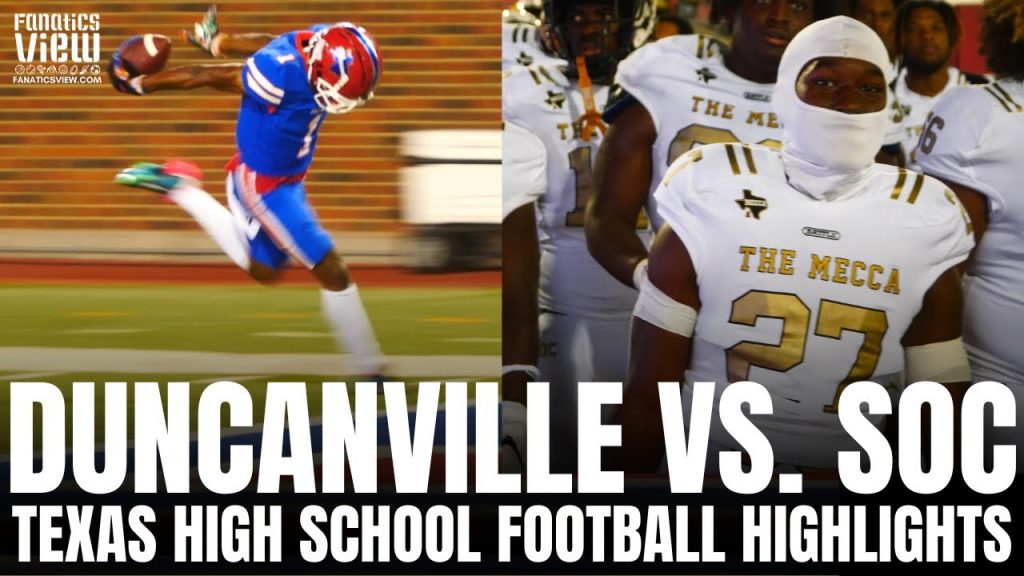 5 STAR WR Dakorien Moore Lights Up at SMU | Duncanville vs. South Oak Cliff Condensed Highlights