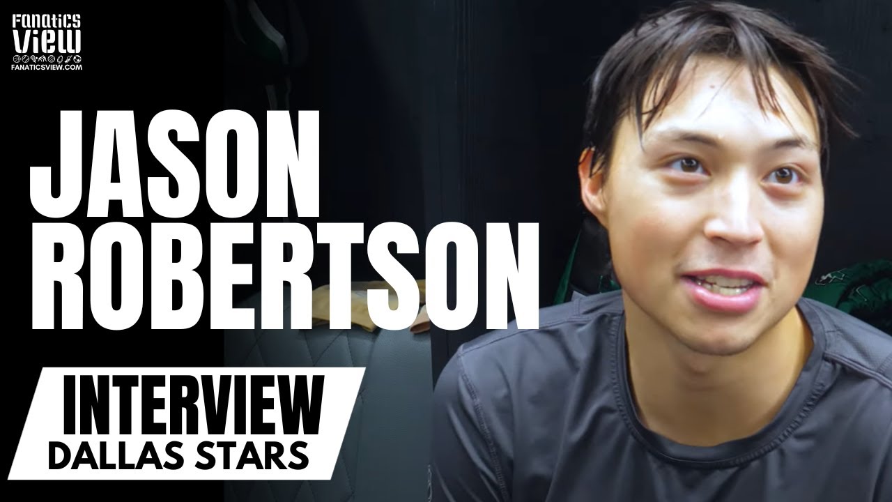 Jason Robertson talks Dallas Stars Puck Control Efforts & How To Lower Dallas Stars Goals Against