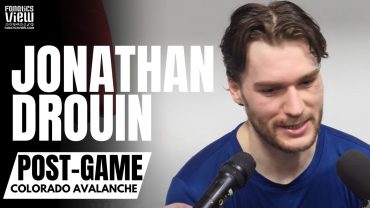 Jonathan Drouin Reacts to Nathan MacKinnon Being Named Colorado’s All-Star & Win vs. Dallas Stars