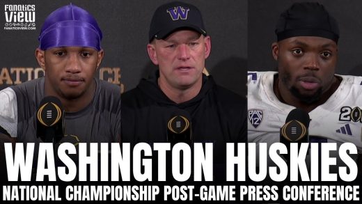 Kalen DeBoer, Michael Penix Jr. & Washington React to Losing National Championship vs. Michigan