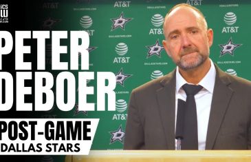 Peter DeBoer says Rick Tocchet Has “My Jack Adams Vote” & Reacts to Dallas Comeback vs. Vancouver