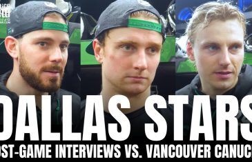 Tyler Seguin, Roope Hintz & Thomas Harley React to Dallas Comeback vs. Vancouver, Beating Demko