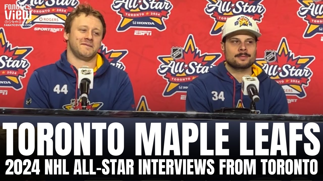 Auston Matthews & Morgan Reilly React to Team Matthews Winning NHL All-Star, Justin Bieber Coaching