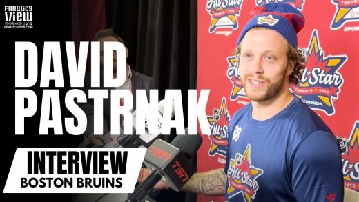 David Pastrnak talks Connor McDavid “Incredible” All-Star Performance & NHL’s “Four Nations” Tourny