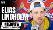 Elias Lindholm talks Meeting Rick Tocchet, Canucks Teammate Impressions & “So Happy” To Be a Canuck