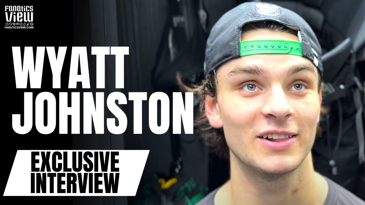 Wyatt Johnston talks Being Mentored by Paul Coffey, Dallas Stars Potential & Wyatt NHL Mt. Rushmore