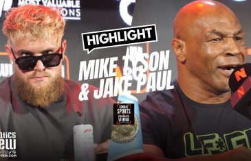 Jake Paul Says He Wants To Kiss Mike Tyson in Bizarre Exchange Between Tyson & Paul at Presser