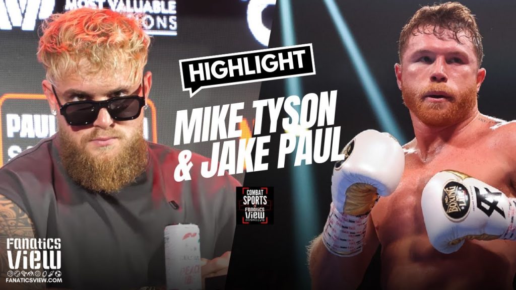 Jake Paul Sends Message to Canelo Alvarez at Mike Tyson vs. Jake Paul Press Conference