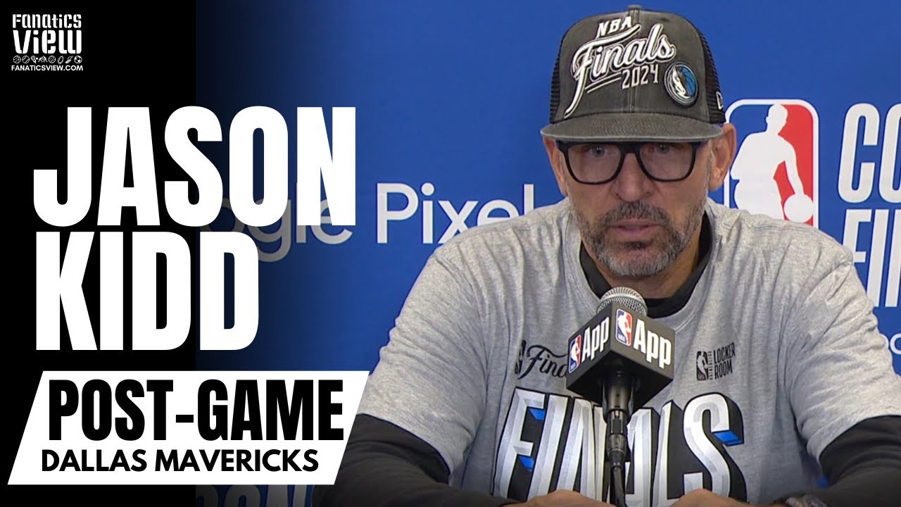 Jason Kidd Reacts to Dallas Mavs Making 2024 NBA Finals, Series Win vs. Minnesota & Celtics Thoughts