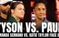 Katie Taylor & Amanda Serrano Face-Off in Arlington, Texas for First Time | Mike Tyson vs. Jake Paul