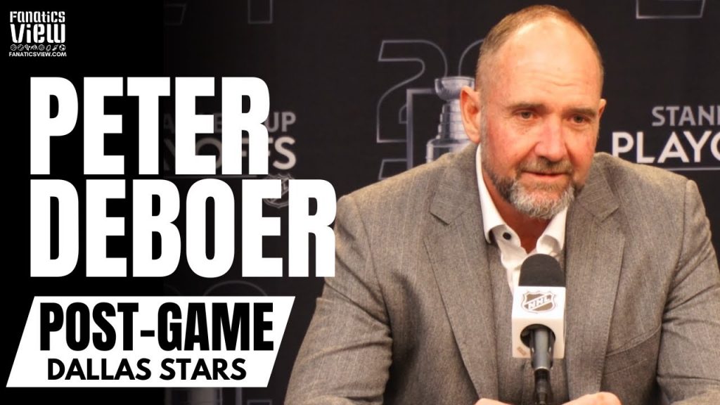 Peter DeBoer Joyous Post-Game Reaction to Dallas Stars Series Win vs. Vegas Golden Knights & Game 7