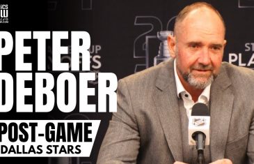 Peter DeBoer Joyous Post-Game Reaction to Dallas Stars Series Win vs. Vegas Golden Knights & Game 7
