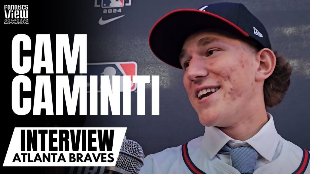 Cam Caminiti Reacts to Being Drafted by Atlanta Braves in First Round:
