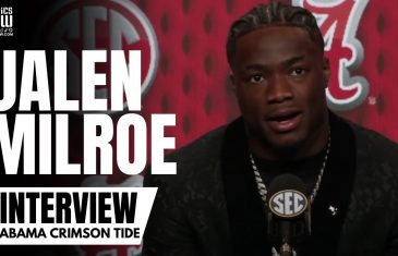 Jalen Milroe Discusses Nick Saban Advice, LSU vs. Alabama, Rose Bowl Motivation & Kalen DeBoer