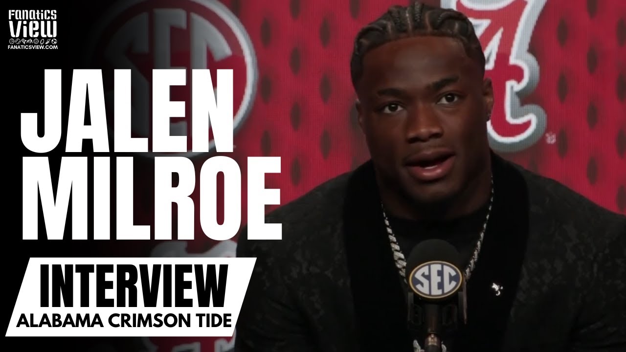 Jalen Milroe Discusses Nick Saban Advice, LSU vs. Alabama, Rose Bowl Motivation & Kalen DeBoer