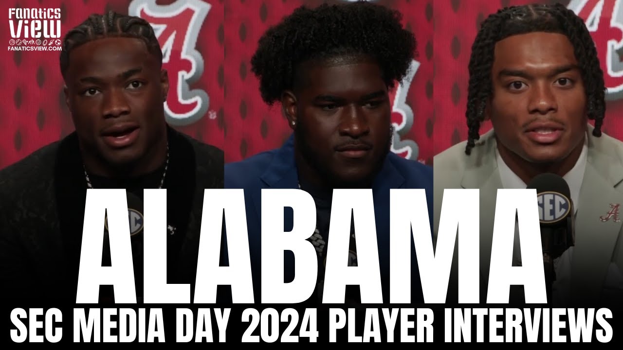 Jalen Milroe, Tyler Booker & Malachi Moore Discuss Alabama's 2024 Potential, New Coach Kalen DeBoer