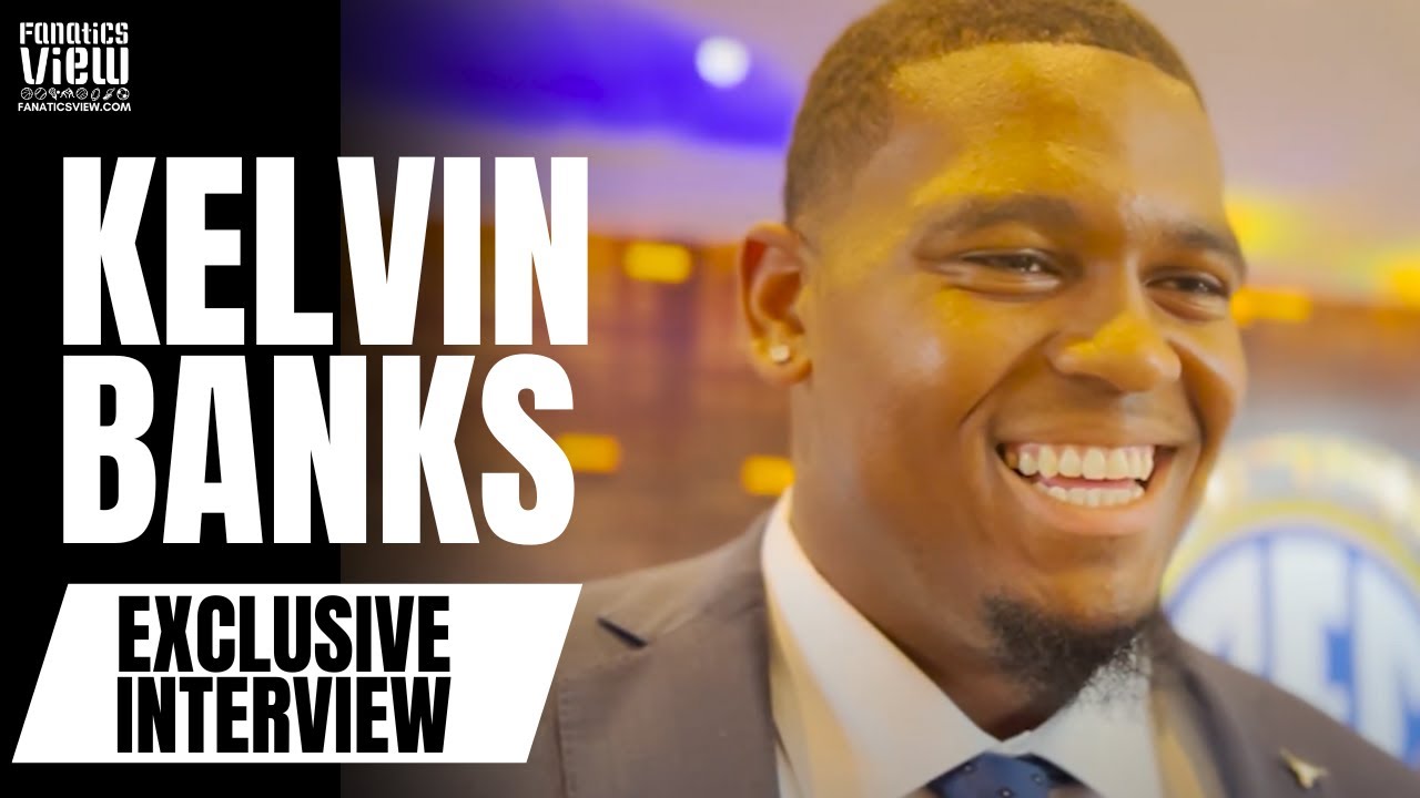 Kelvin Banks Reacts to Texas Joining SEC, Being Rated 94 Overall in College Football & Favorite OT's