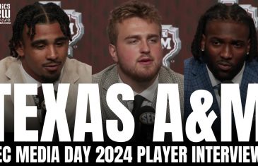 Shemar Turner, Taurean York & Trey Zuhn Discuss Texas A&M Aggies Season Outlook at SEC Media DAy