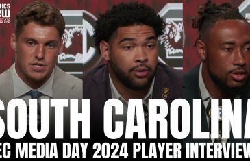 South Carolina’s Debo Williams, Alex Huntley & Luke Doty Discuss Gamecocks Future at SEC Media Day