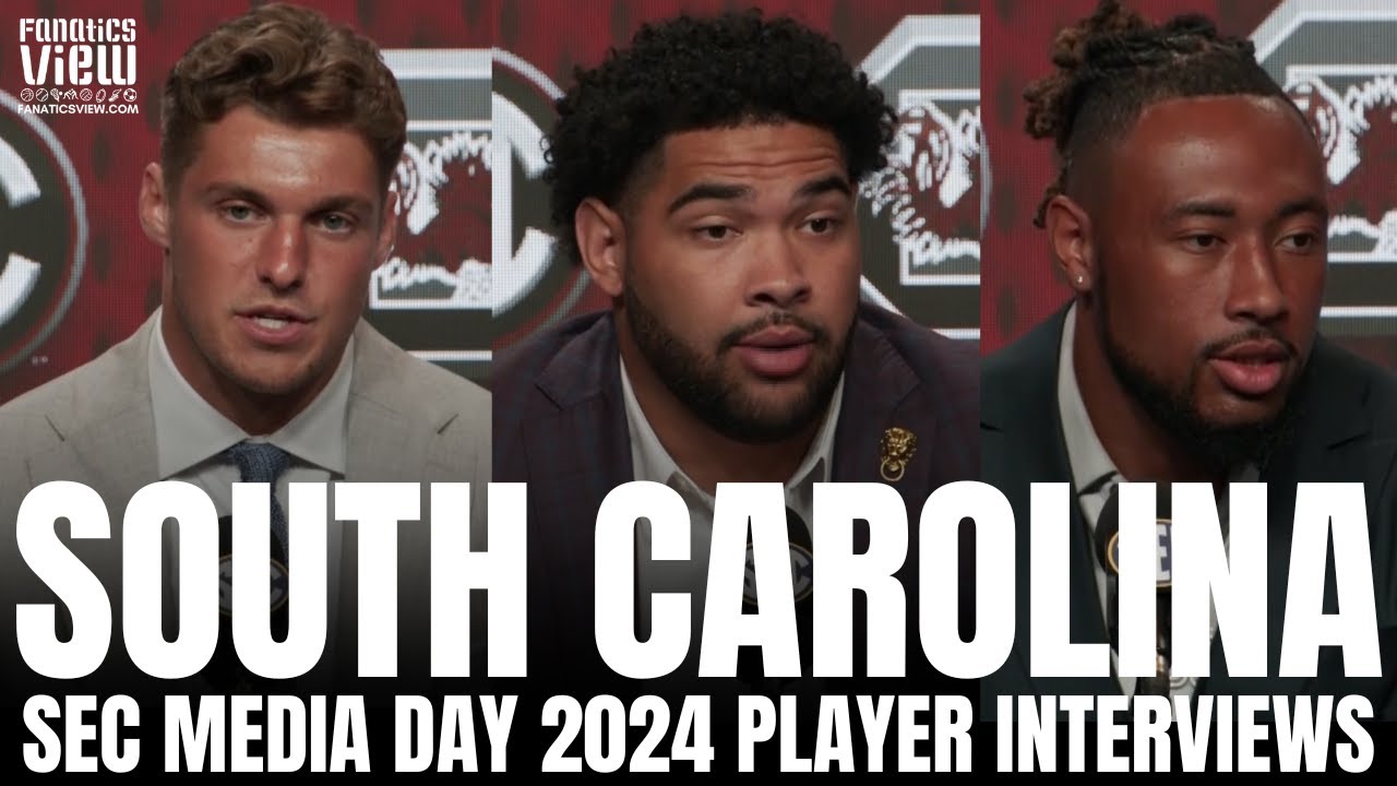 South Carolina's Debo Williams, Alex Huntley & Luke Doty Discuss Gamecocks Future at SEC Media Day