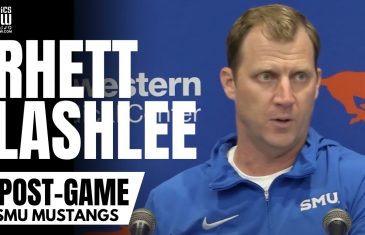 Rhett Lashlee Recaps SMU’s Impressive Win vs. Florida State, First Ever ACC Conference Game Win