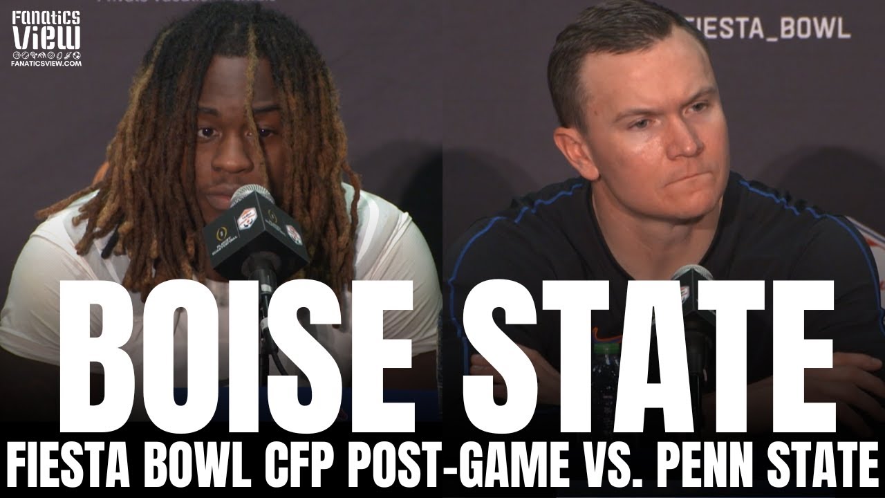 Ashton Jeanty & Boise State Respond to Being Eliminated from CFB Playoff, Loss vs. Penn State