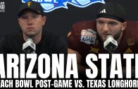 Cam Skattebo, Kenny Dillingham & Arizona State Respond to CLASSIC Peach Bowl, OT Loss vs. Texas