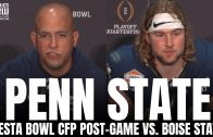 James Franklin & Penn State React to Fiesta Bowl CFP Win vs. Boise State, Facing Ashton Jeanty