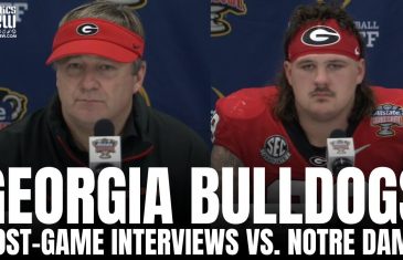 Kirby Smart & Georgia Bulldogs Respond to Sugar Bowl CFP Loss vs. Notre Dame | Georgia Post-Game