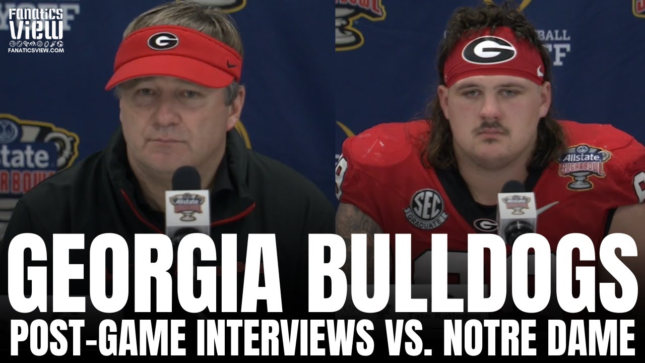 Kirby Smart & Georgia Bulldogs Respond to Sugar Bowl CFP Loss vs. Notre Dame | Georgia Post-Game