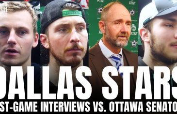 Matt Duchene, Roope Hintz, Peter DeBoer & Arttu Hyry Recap Dallas Stars Win vs. Ottawa Senators