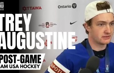 Trey Augustine Recaps Team USA Winning Gold at 2025 World Juniors, Johnny Gaudreau Inspiration