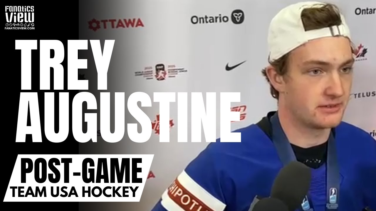 Trey Augustine Recaps Team USA Winning Gold at 2025 World Juniors, Johnny Gaudreau Inspiration