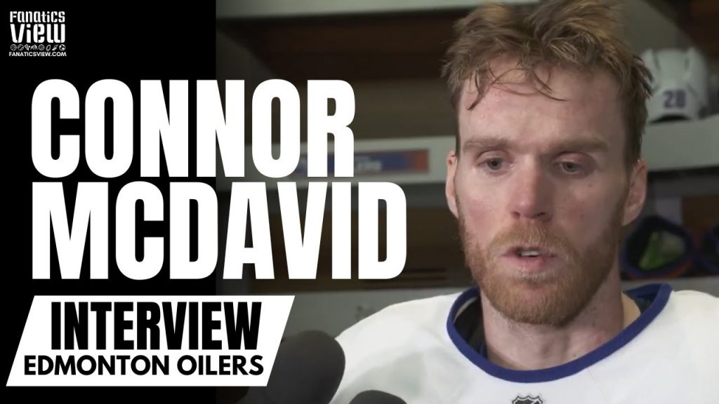 Connor McDavid Responds to Being Suspended for Cross Checking Vancouver's Conor Garland in The Face