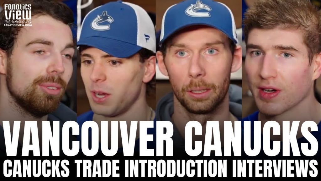Marcus Pettersson, Filip Chytil, Drew O'Connor & Victor Mancini React to Being Traded to Vancouver