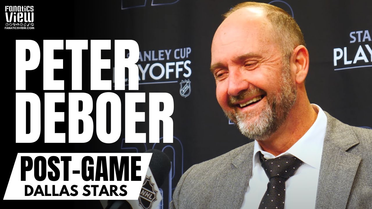 Pete DeBoer Recaps Dallas Stars STUNNING Colorado in GM7, Mikko Rantanen Silencing Doubters
