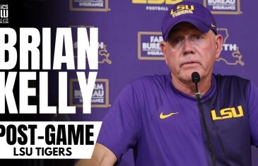 Brian Kelly Recaps LSU Home Opener Win vs. LA Tech, Not Impressed With LSU Tigers Performance