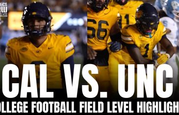 California Golden Bears vs. North Carolina Tar Heels 2025 Cinematic Touchdown Highlights