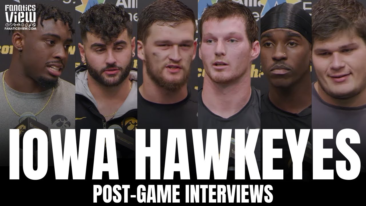 Iowa Hawkeyes Players React to Iowa's Huge Win vs. Penn State, Proving Iowa as National Threat