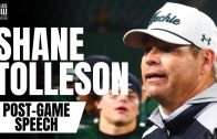 Shane Tolleson EPIC POST-GAME SPEECH to Players After Waxahachie Playoff Win vs. North Forney