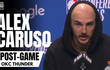 Alex Caruso Recaps Shai Gilgeous-Alexander “RIDE FOR OUR GUY” & Wembanyama vs. Hartenstein Matchup