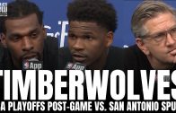 Anthony Edwards, Naz Reid & Chris Finch Respond to San Antonio Spurs Taking 2-1 Lead vs. Minnesota