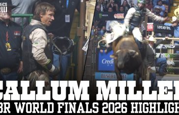 Callum Miller IMPRESSIVE 90.25 Bull Ride at PBR World Finals 2026 in Cow Town | PBR on Fanatics View