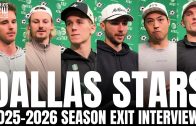 Dallas Stars Full 2025-2026 Season Exit Interviews With Jason Robertson, Mikko Rantanen & More