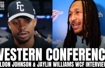 Keldon Johnson & Jaylin Williams Discuss San Antonio Spurs vs. OKC Thunder WCF Before Pivotal Game 5