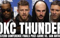 Shai Gilgeous-Alexander, Alex Caruso & OKC Thunder Recap DEFENSE on Wemby, WCF GM2 Win vs. Spurs