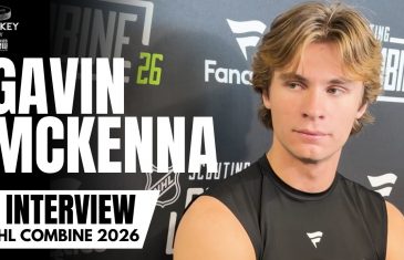 Gavin McKenna Breaks Down Meetings With Toronto Maple Leafs, Penn State Career & Combine Performance